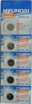 HYUNDAI CR1216 3V Litium