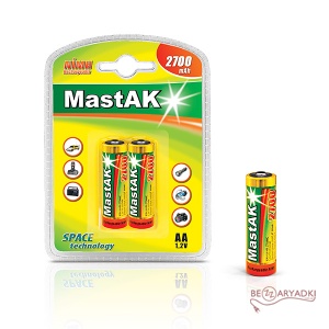 MastAK Пальчиковые R6/AA 2700mah NiMH