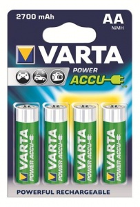 Varta Power Accu Пальчиковые R6/AA 2700mah NiMH