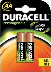 Duracell Пальчиковые R6/AA 1700mah NiMH