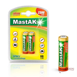 MastAK Пальчиковые R6/AA 2300mah NiMH