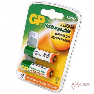 GP Пальчиковые R6/AA 1300mah NiMH