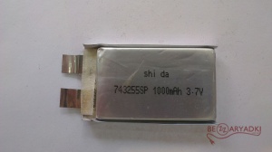 Shida 3,7v 743255SP (20С) 1000mah
