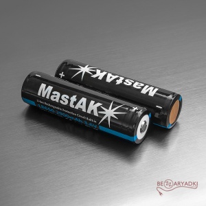 MastAk 18650 2900mah 3.7v со схемой защиты