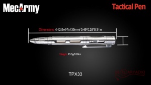Тактическая ручка MecArmy TPX33