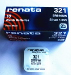 Renata SR616 (321)1.55v 16mah