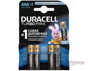 Duracell MX2400 TURBO 4 блистер AAA 1.5v (Alkaline)