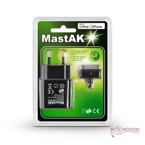 MastAK MFI-001 5V 1A+кабель iPhone